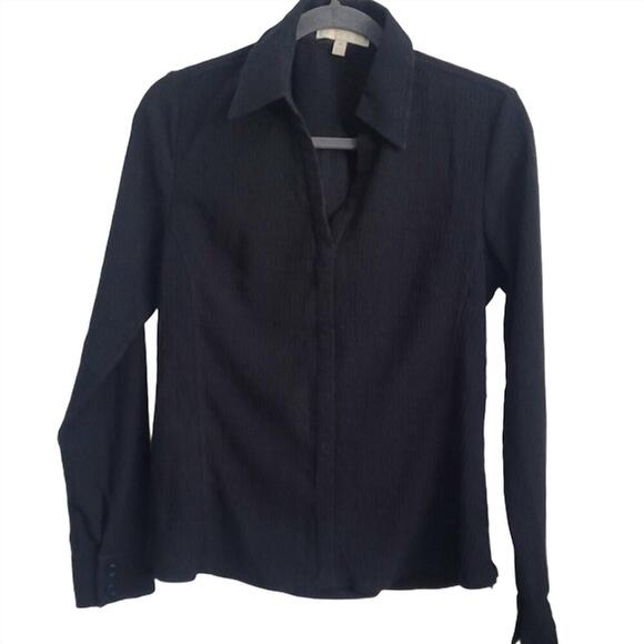 NEW ETCETERA women's hugo blouse in black